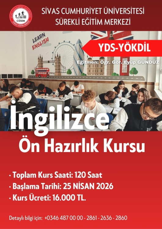 YDS-YÖKDİL İngilizce Ön Hazırlık Kursu
