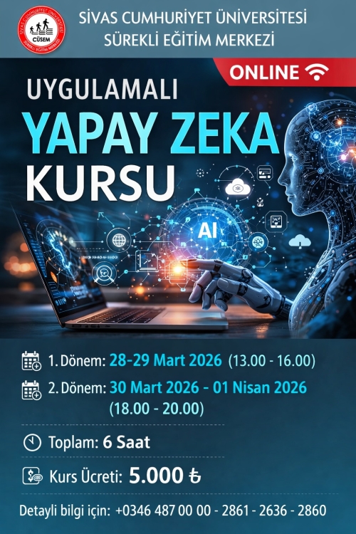 Uygulamalı Yapay Zeka Kursu