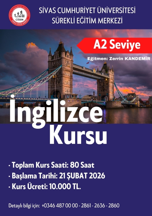 A2 Seviye İngilizce Kursu
