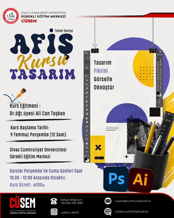 Afiş Tasarım Kursu