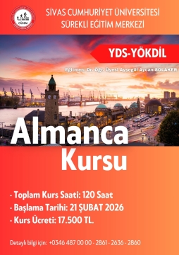 YDS-YÖKDİL ALMANCA KURSU