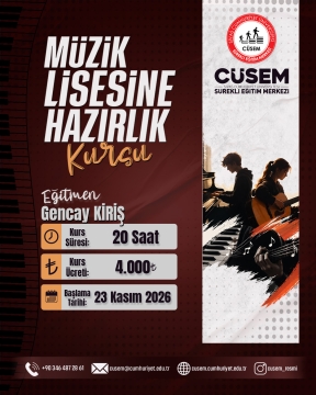 Müzik Lisesine Hazırlık Kursu