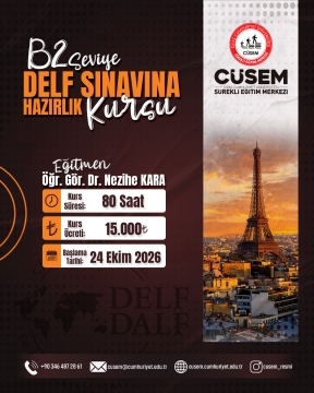 Delf Sınavı (B2 Seviye) Hazırlık Kursu