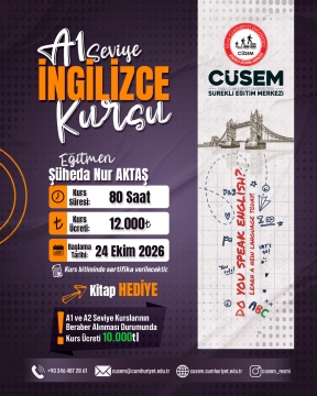 A1 Seviye İngilizce Kursu