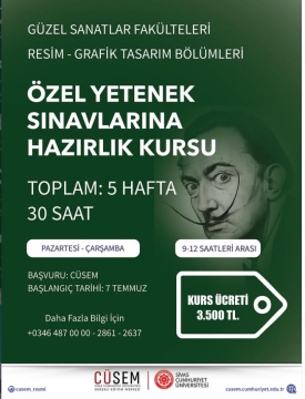 Özel Yetenek Sınavlarına Hazırlık Kursu