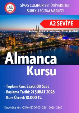 A2 SEVİYE ALMANCA