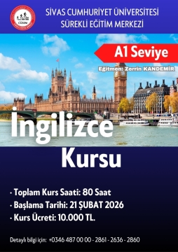 A1 Seviye İngilizce