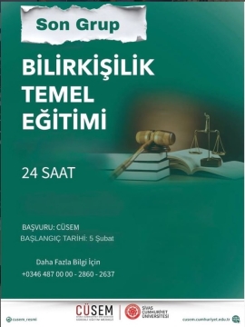 Bilirkişilik Temel Eğitimi