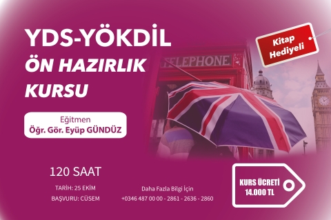 YDS-YÖKDİL Ön Hazırlık Kursu
