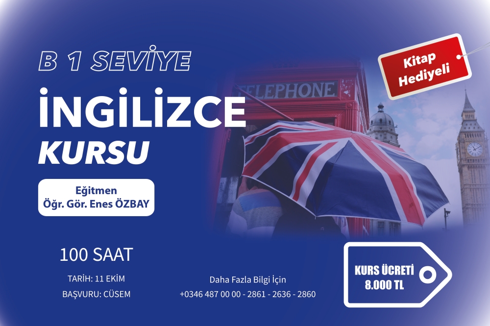 İngilizce B1 Dil Kursu