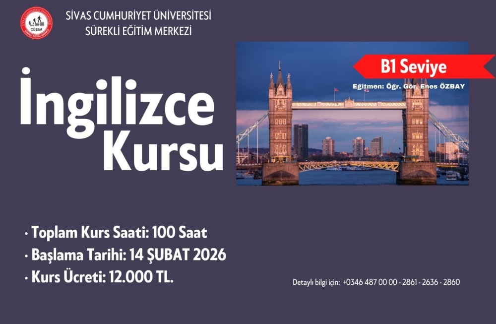 B1 Seviye İngilizce 